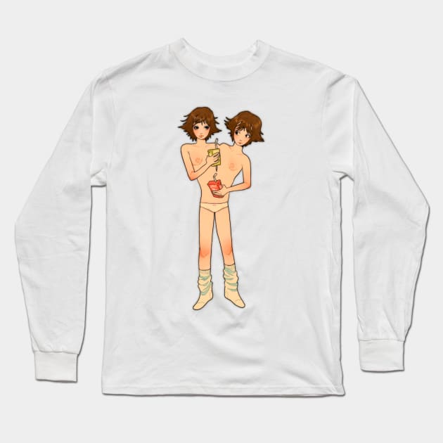 Twinsies Long Sleeve T-Shirt by PeachyDoodle